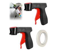 Pistolet pour Bombe de Peinture, Poignée Universelle pour Aérosol | Lot de 2, Transforme vos bombes en pistolet pulvérisateur, Ergonomique, précis et facile à installer pour vos projets DIY