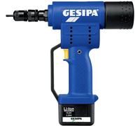 Pistolet pour écrous à sertir sans fil Gesipa FireBird 1457414 14.4 V 2 Ah Li-Ion + batterie, + chargeur, + mallette