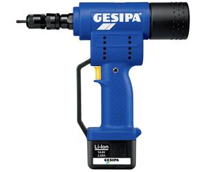 Pistolet pour écrous à sertir sans fil Gesipa FireBird 1457414 14.4 V 2 Ah Li-Ion + batterie, + chargeur, + mallette