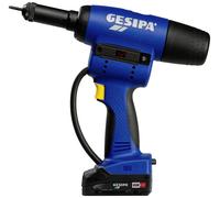 Pistolet pour écrous à sertir sans fil Gesipa FireBird Pro CAS 1679670 18 V 2 Ah Li-Ion + batterie, + chargeur