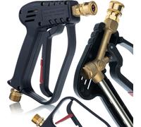 Pistolet pour nettoyeur haute pression 5000 PSI, filetage M22 et raccord rapide 1/4