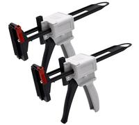 Pistolet presse-tube de dentifrice, distributeur manuel de tube pâte silicone pour des outils efficaces compression et réparation dentifrice, colle et mastic, paquet 2