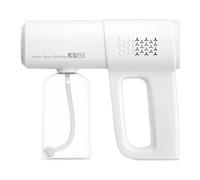 Pistolet pulvérisateur à alcool nano - Multifonction - Portable - Rechargeable - Avec lumière bleue - Pulvérisateur électrostatique pour une désinfection sans contact