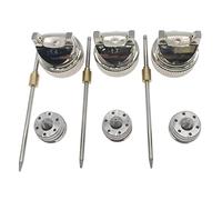 Pistolet pulvérisateur à gravité - Kit de peinture à air avec buse de 1,4 1,7 2 mm - Remplacement pneumatique manuel - Accessoires de pulvérisation de peinture - 1,4 mm 1,7 mm 2 mm - Capuchon de buse