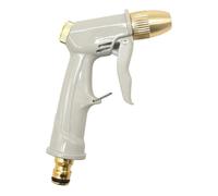Pistolet pulvérisateur d'arrosage en laiton durable - Arroseur ergonomique en métal pour l'arrosage, le nettoyage, le lavage de voiture et la douche des animaux