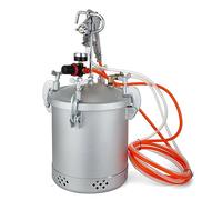 Pistolet Pulvérisateur de Peinture 10 l Récipient sous Pression, Récipient à Peinture 3.0 mm 60 PSI Seau à Pression avec Réservoir de Peinture et Pistolet à Peinture Pistolet Pulvérisateur