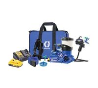 Pistolet pulvérisateur de peinture Airless GRACO Ultra QuickShot - 2 batteries 18V Li-Ion de 2,0 Ah Dewalt - 1 chargeur de batterie Dewalt - 20B476