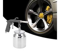 Pistolet Pulvérisateur de Sous-couche à Air Comprimé, Kit D'outils de Pistolet de Sablage à Jet de Sable avec Ventouse de 750CC pour Pulvérisation, Nettoyage, Gravure Sur Verre, Bricolage
