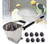 Pistolet pulvérisateur manuel pour peinture efficace des murs et plafonds, pulvérisateur de mortier de ciment durable pour une finition lisse