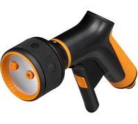 Pistolet Pulvérisateur Multi, 5 Jets, Débit Réglable En Continu, Avec Contrôle Gâchette À L'Avant Et Verrouillage Marche/Arrêt, Softgrip, Taille Universelle, Noir/Orange, 1065482
