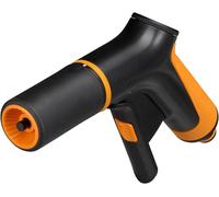 Pistolet Pulvérisateur Multi, 5 Jets, Débit Réglable En Continu, Avec Contrôle Gâchette À L'Avant Et Verrouillage Marche/Arrêt, Softgrip, Taille Universelle, Noir/Orange, 1065482