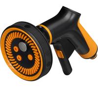 Pistolet Pulvérisateur Multi, 5 Jets, Débit Réglable En Continu, Avec Contrôle Gâchette À L'Avant Et Verrouillage Marche/Arrêt, Softgrip, Taille Universelle, Noir/Orange, 1065482