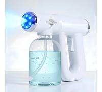 Pistolet pulvérisateur nano K12 Blue Ray - Atomiseur portatif sans fil et rechargeable - Brume fine portable pour la maison, le salon, le bureau et les voyages, solution rechargeable à base d'eau