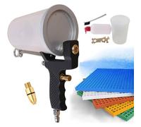 Pistolet pulvérisateur pneumatique, 1000 ml, pulvérisateur professionnel avec débit d'air réglable pour projets de rénovation domestique et industrielle