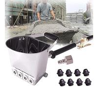 Pistolet pulvérisateur pneumatique pour ciment mortier et plâtre, texturé, béton stuc, peinture murale et stuc pour plafonds et murs
