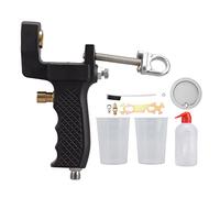 Pistolet pulvérisateur pour gel coat et résine - Pistolet à air en acier allié avec buse FN5 5/32in - Set de 2 tasses de mesure (1000ml et 500ml) - Idéal pour sprays et applications professionnelles
