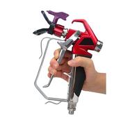 Pistolet pulvérisateur sans air à revêtement efficace, pour une application uniforme de peinture et de mastic, finition lisse sur les murs, plafonds, meubles