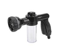 Pistolet Pulvérisateur Tuyau D'arrosage Pistolet À Eau Portable For Lave-auto, Outil De Nettoyage, Pulvérisateur, Lance À Mousse Automatique, Buse Réglable À 3 Niveaux, Jet Haute Pression(Black)