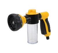 Pistolet Pulvérisateur Tuyau D'arrosage Pistolet À Eau Portable For Lave-auto, Outil De Nettoyage, Pulvérisateur, Lance À Mousse Automatique, Buse Réglable À 3 Niveaux, Jet Haute Pression(Yellow)