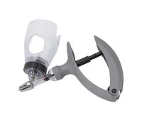 Pistolet Seringue Vétérinaire, Injecteur de Bétail Continu pour Vaccination, Seringue Automatique Réglable avec Adaptateur Bouteille pour Chèvre Vache(B,5ML)