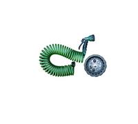 Jardibric – Tuyau d'arrosage serpentin souple en PU 15 m – Résistant, pour arrosage précis