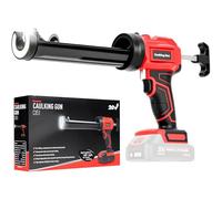 Pistolet Silicone Electrique Compatible avec Makita Batteries 20V, 4 Vitesses Réglables Pistolet Mastic Electrique 2500N avec LED, Pistolet à Cartouche sans Fil Electrique 300ML (Piles Non Incluses)