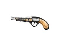 Pistolet Sonore Pirate 28 Cm Taille Unique Noir