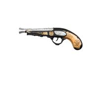 Pistolet Sonore Pirate 28 Cm Taille Unique Noir