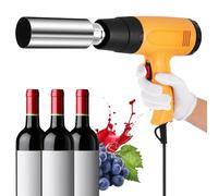 Pistolet thermorétractable portable pour sceller les bouteilles de vin | Outil d'étanchéité de capsules en PVC | Machine d'emballage de bouteille de vin