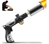 Pistolet torche au propane réglable - Lance-flammes 3272°F avec verrouillage de sécurité | Torche culinaire à haute température for le soudage et le feu de camp (réservoir non inclus)(1pcs)