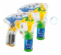 Pistolets à bulles lumineux - Infactory - Lot de 2 - LED colorées - Pour enfants - Intérieur