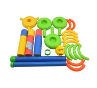 Pistolets À Eau pour Piscine - Jouets De Bataille d'eau | Activités Extérieures avec Jeu d'Anneaux pour Pelouse Arrière-Cour Piscine Plage Adultes