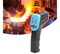 Pistolets Thermomètres Infrarouges, Accessoires de Four à Pizza, Pistolets de Température avec écran LCD pour la Cuisson, Outil de Piscine Laser pour Industriel, -50 ℃ à 600 ℃,