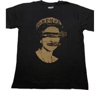 Pistols - "God Save The Queen" T-shirt homme/femme unie RO4323 (XL) (Noir)