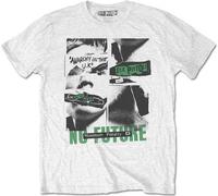 Pistols - T-shirt "No Future" pour homme/femme unie RO1947 (S) (Blanc)