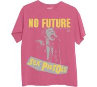 Pistols - T-shirt "No Future" pour homme/femme unie RO3158 (S) (Rose)