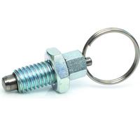 Piston à anneau à ressort M10 avec goupille inoxydable de 6 mm