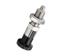 Piston à bouton-poussoir robuste de taille 8, construit en acier inoxydable pour un désengagement facile et un verrouillage ferme Acier inoxydable sécurisé