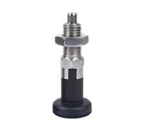 Piston à ressort, Lot De 2 Goupilles D'indexation À Ressort, Type Bouton, Filetage Fin, Autobloquantes, Rétractables, For Équipement Mécanique ,pour équipement industriel(M12*1.5_SELF-LOCKING)