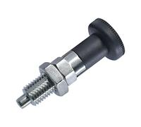 Piston à ressort, ressort en acier inoxydable, poussoir à bouton autobloquant, poussoir à indexation à ressort, M16