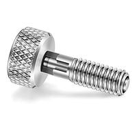 Piston à ressort rétractable manuel avec poignée moletée en acier inoxydable verrouillable type M6 goupilles de déverrouillage pour boîte à outils roulante A