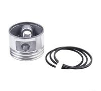 Piston compresseur d'air avec 3 segments de piston conçus pour la réparation de pompe à air, avec résistance à l'usure et adapté à plusieurs tailles de cylindre (48 pistons 48 anneaux)