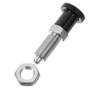 Piston D’indexage à Ressort en Acier Inoxydable Verrouillage | Tête Ronde et Bouton de Manœuvre, Positionnement Précis pour Trous de Repérage, Gabarits, Montages et Protections Machine
