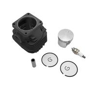 Piston de cylindre de 50 mm, axe de 10 mm, adapté aux pièces de moteur de tronçonneuse MS440 044 044R 044W MS440RZ MS440VWZ MS440Z #1128 020 1227