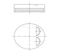 MAHLE 039 PI 00122 001 Piston