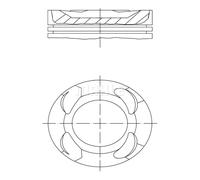 MAHLE 081 PI 00126 000 Piston