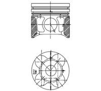 Piston de moteur 40179600 KOLBENSCHMIDT pour CITROËN FORD MINI PEUGEOT VOLVO