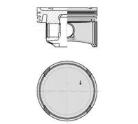 Piston de moteur 40795600 KOLBENSCHMIDT pour SEAT SKODA VW