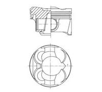 KOLBENSCHMIDT 41267600 Piston