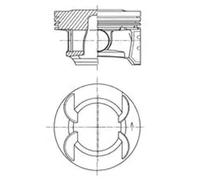 Piston KOLBENSCHMIDT 41492600